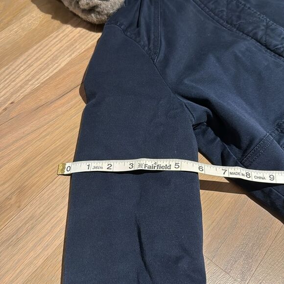 Hollister Heritage Collection Vintage Style Heavyweight Hooded Bomber Jacket Sm - Picture 13 of 13